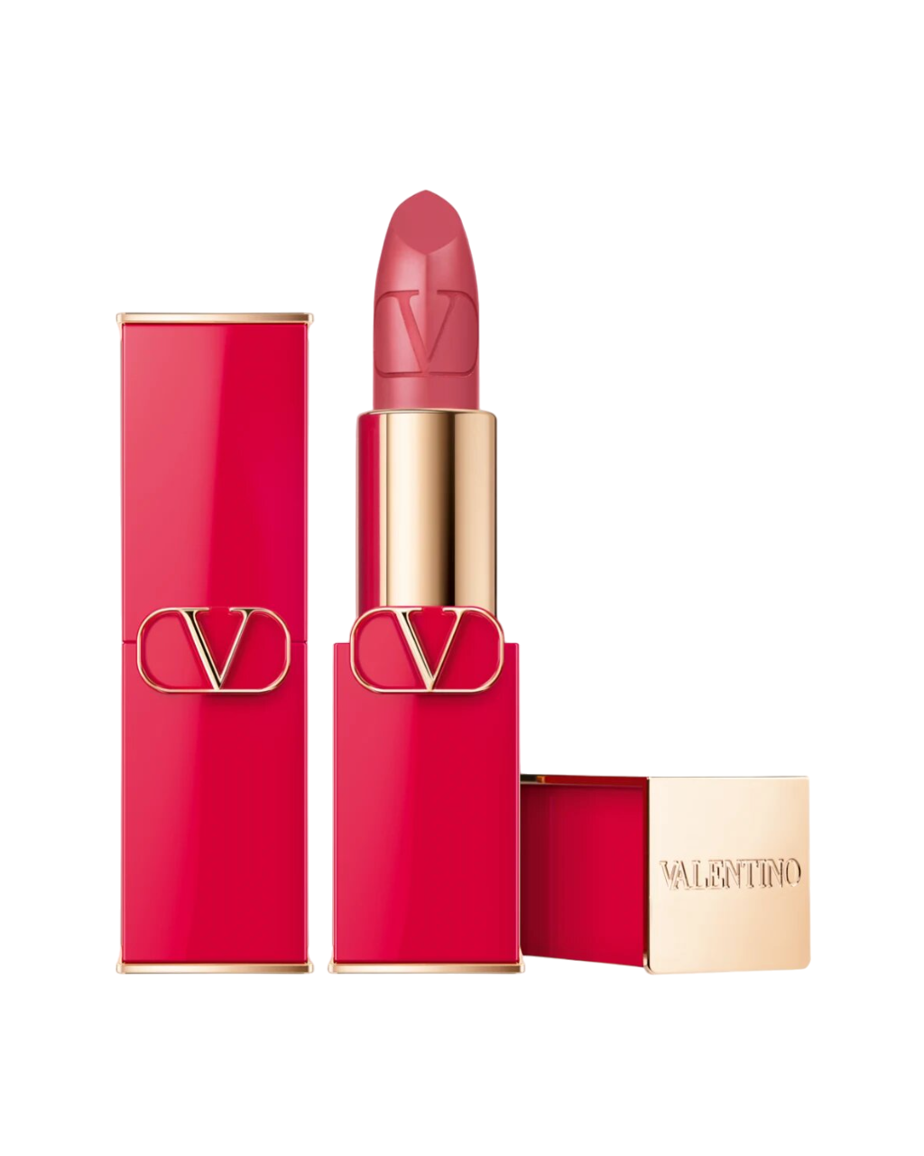 Valentino Valentino Rosso 104R Seidenmatter Creme-Lippenstift Nachfüllbar 3,5 g