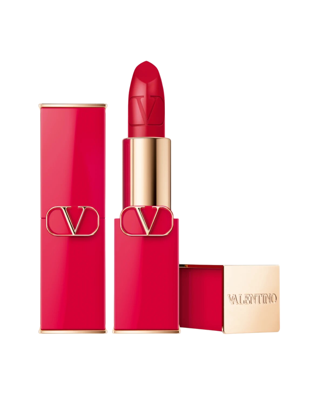Valentino Valentino, Rosso, Seidenmatt, Creme-Lippenstift, 22R, Nachfüllbar, 3.5 g Regular