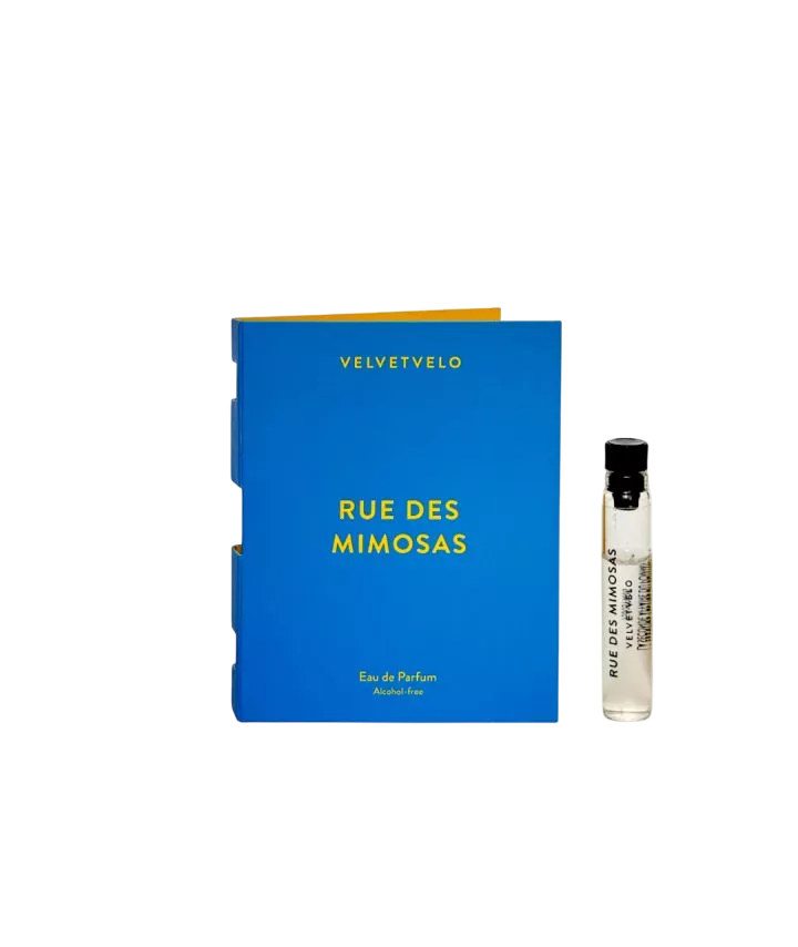 Velvetvelo Velvetvelo, Rue Des Mimosas, Eau de Parfum, Unisex, 1.5 ml *Muster Sample