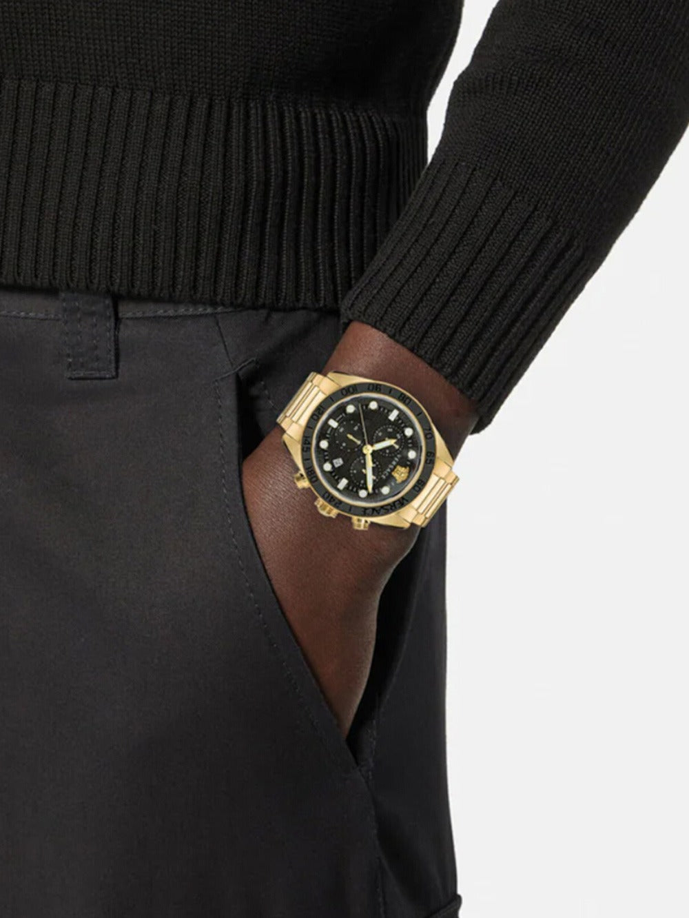 VERSACE GRECA DOME CRONO VE6K00523 Analoguhr Armbanduhr 30 mm ansicht-3