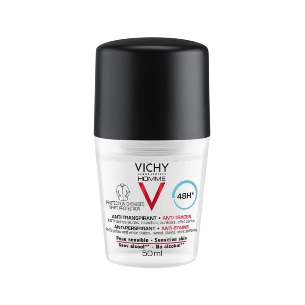 Vichy Deodorant-Roll-On Vichy, Homme, Anti-Perspirant, Deodorant Roll-On, For Men, 30 ml Regular