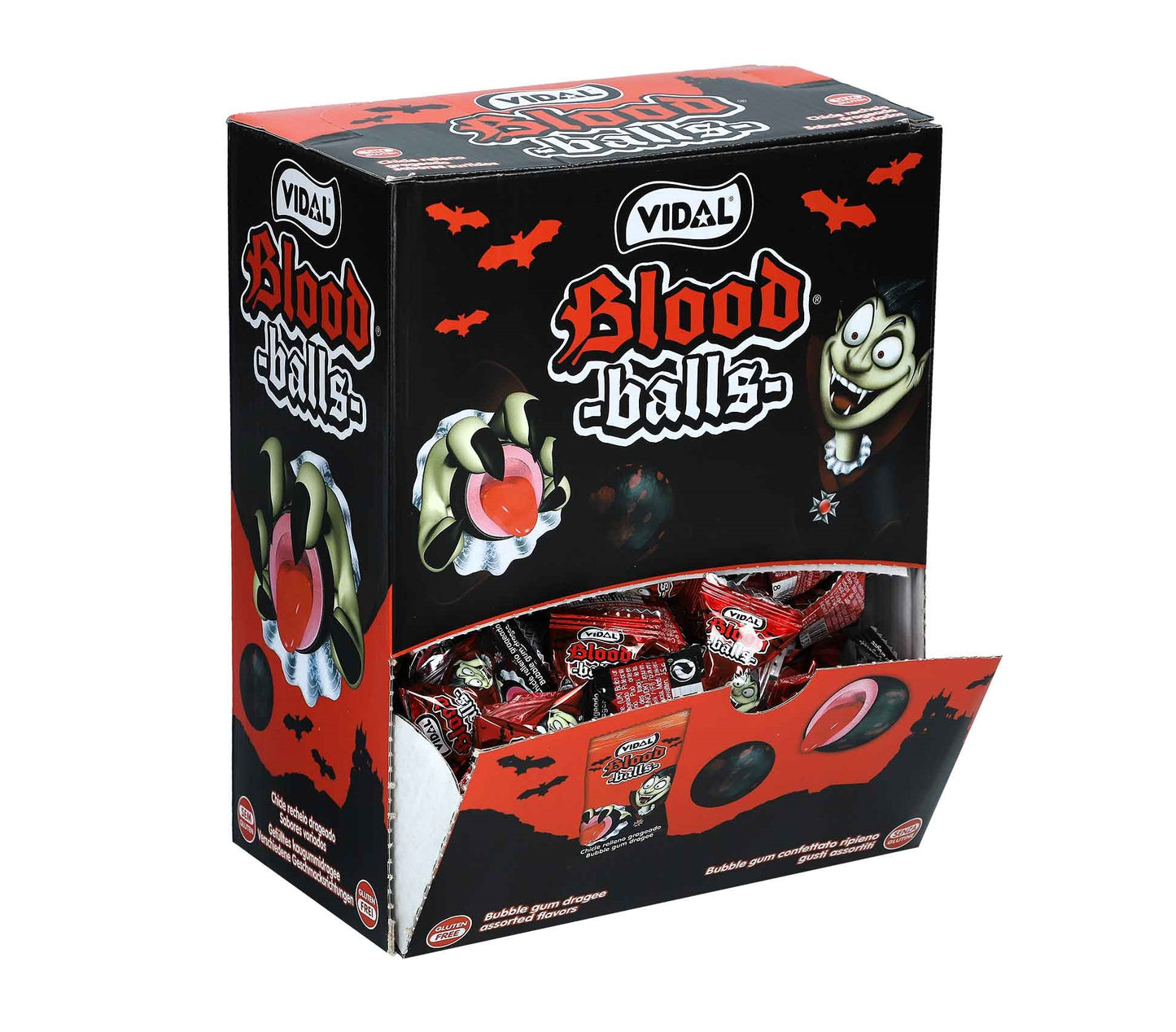 Vidal Blood Balls Kaugummidragees 200 Stück