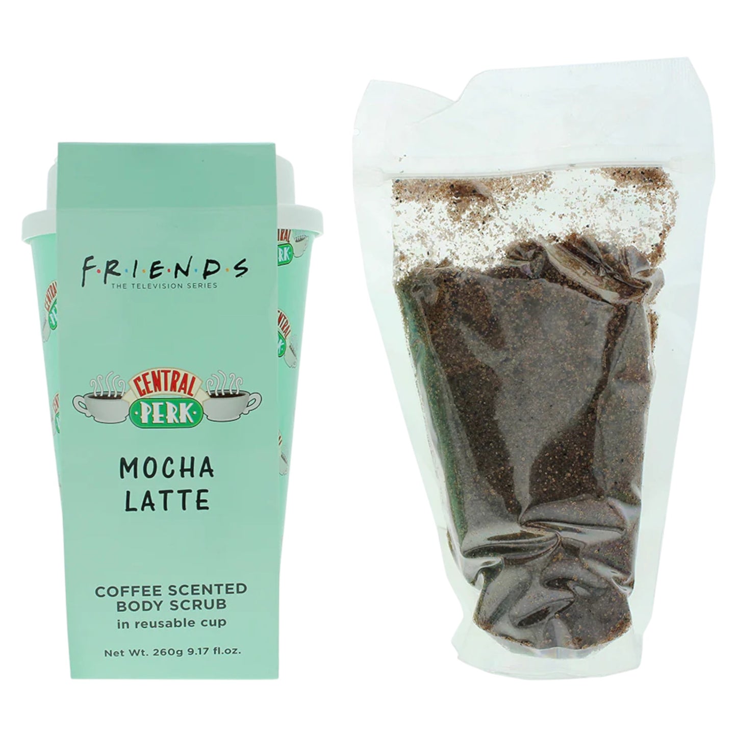 Warner Bros Friends Mocha Latte Körperpeeling 260g – Sanfte Reinigung für Frauen