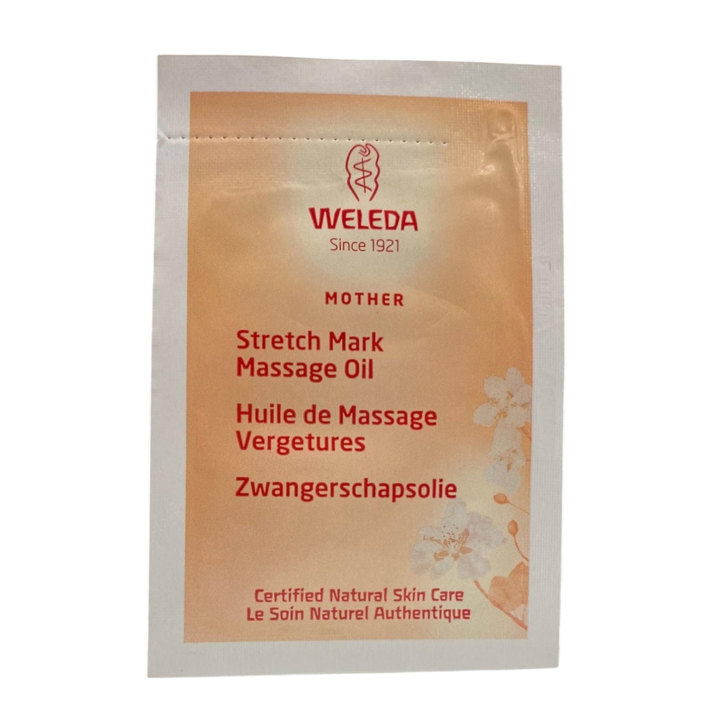 Weleda Weleda, Mama, Gegen Dehnungsstreifen, Massageöl, Mandel-Extrakt, 2 ml *Muster Sample