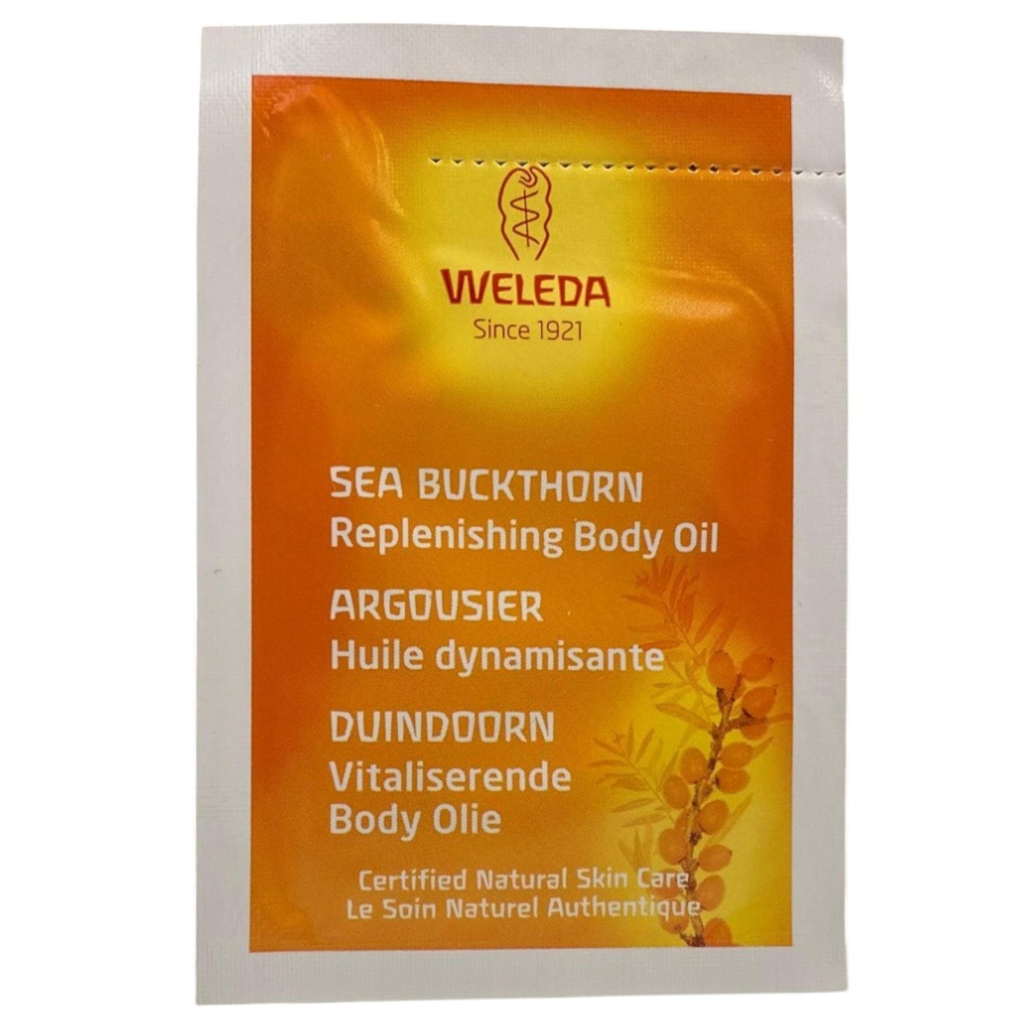 Weleda Weleda, Sea Buckthorn, Auffüllen, Körperöl, Für Körper, Gesicht & Augen, 2 ml *Muster Sample
