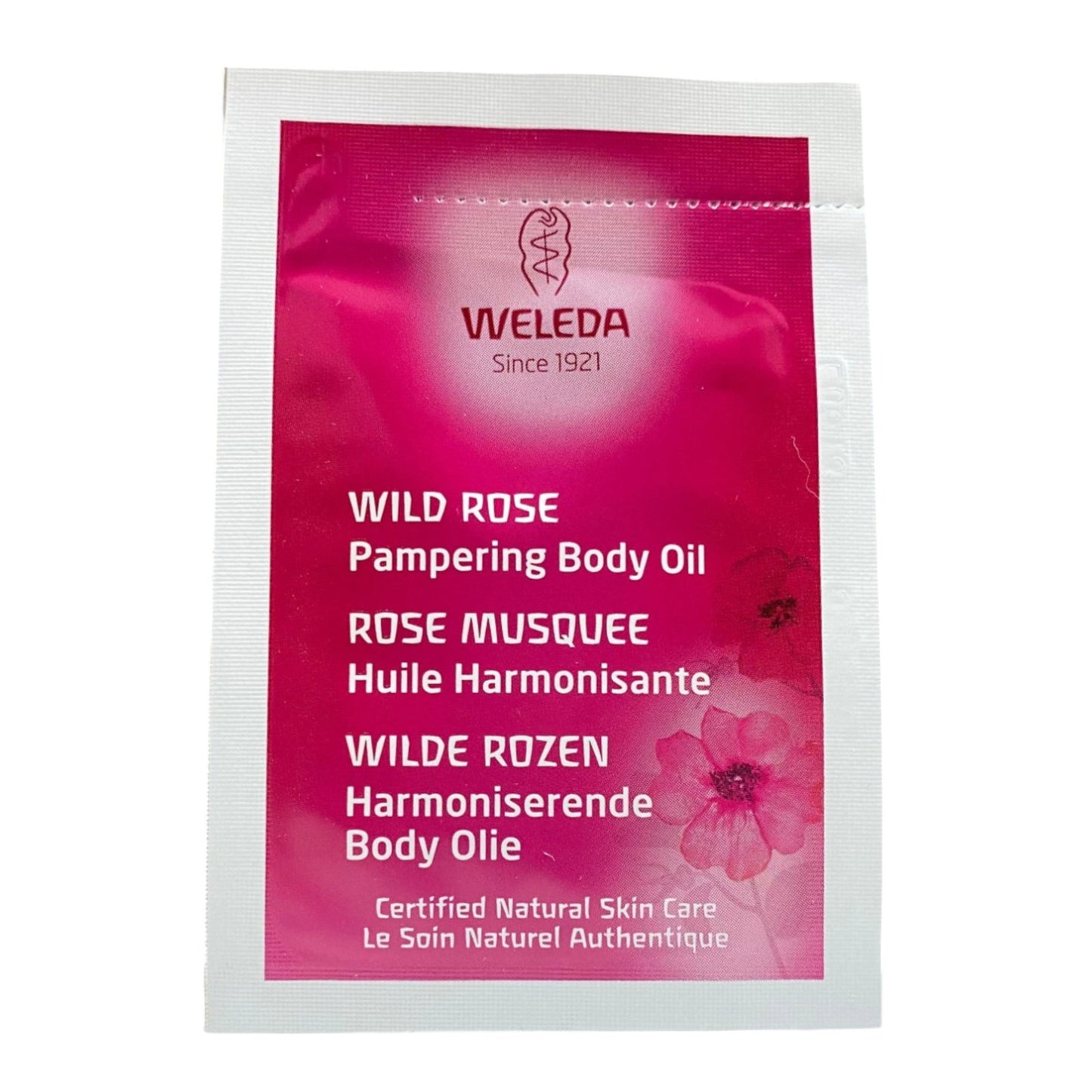 Weleda Weleda, Wild Rose, Rosenblätter, Feuchtigkeitsspendend & reparierend, Körperöl, Tag, 2 ml *Muster Sample