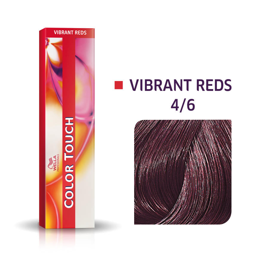 Wella Professionals, Color Touch, Ammoniakfrei, Semi-permanente Haarfarbe, 4/6 Medium Violet Brown, 60 ml