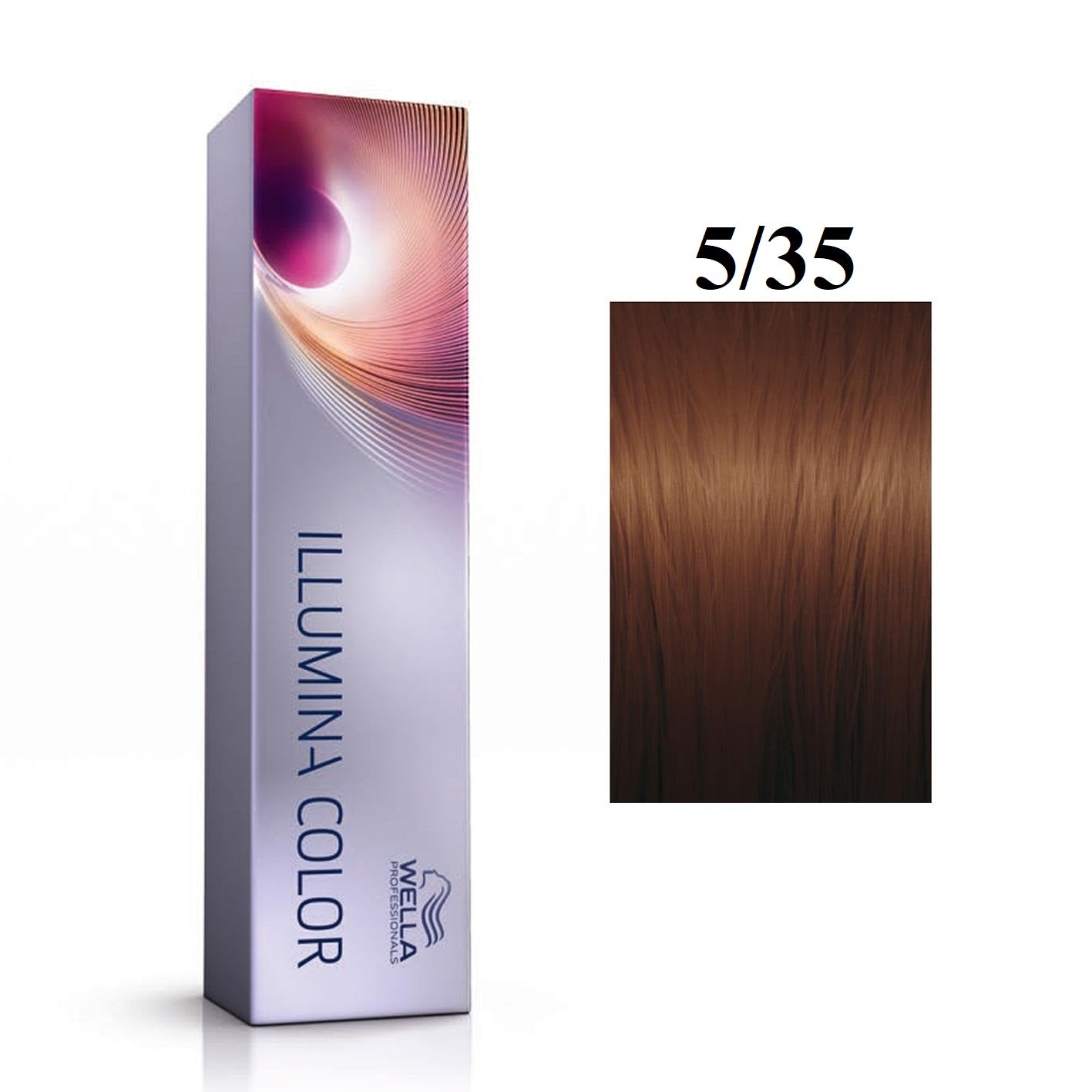 Wella Professionals Wella Professionals Illumina Color Permanente Haarfarbe 5/35 Light Chestnut Golden