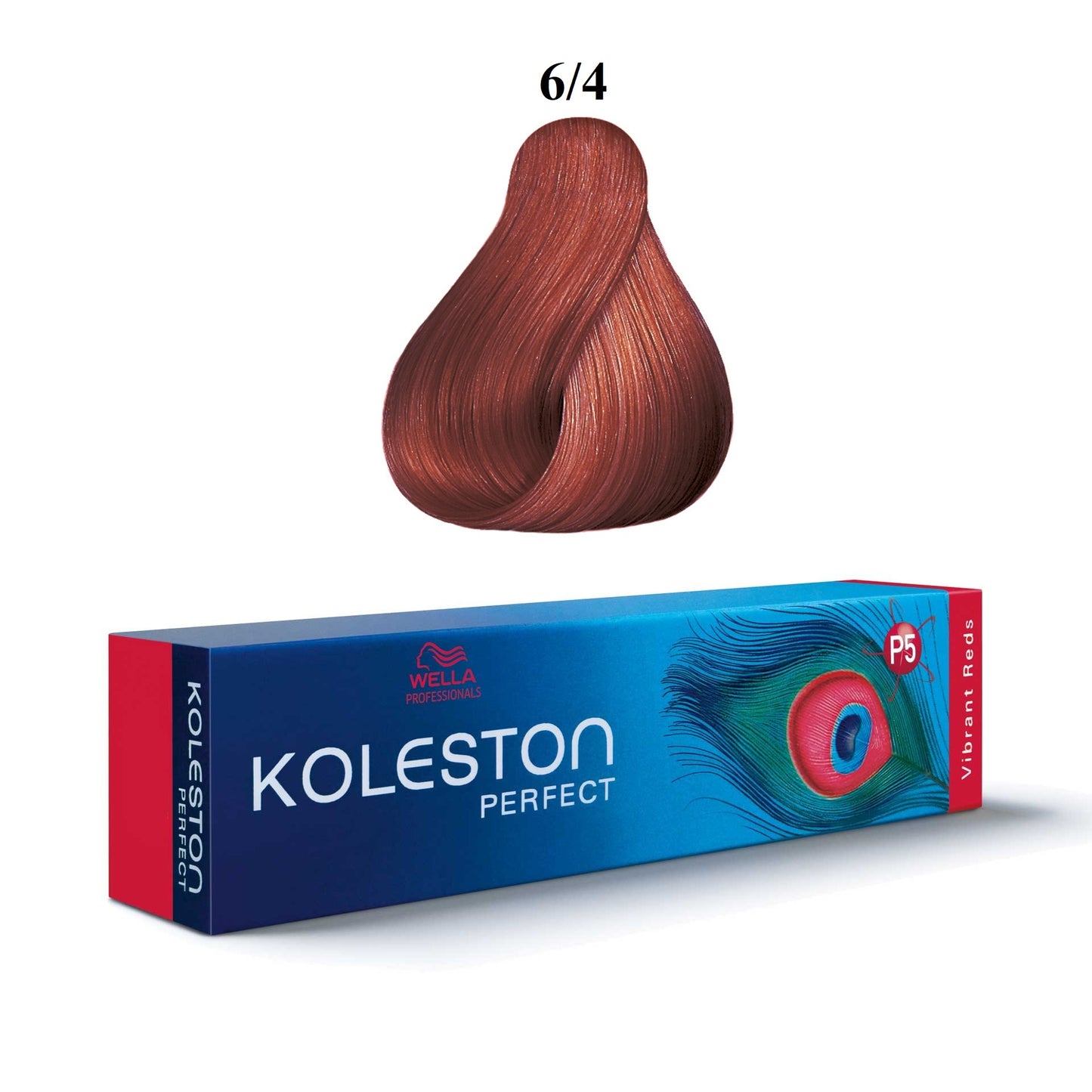 Wella Professionals, Koleston Perfect, Permanente Haarfarbe, 6/4 Dark Blonde Red, 60 ml