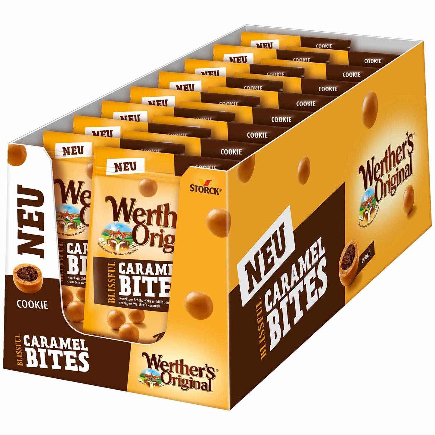 Werther's Original Blissful Caramel Bites Cookie 140g - Candyshop.ch