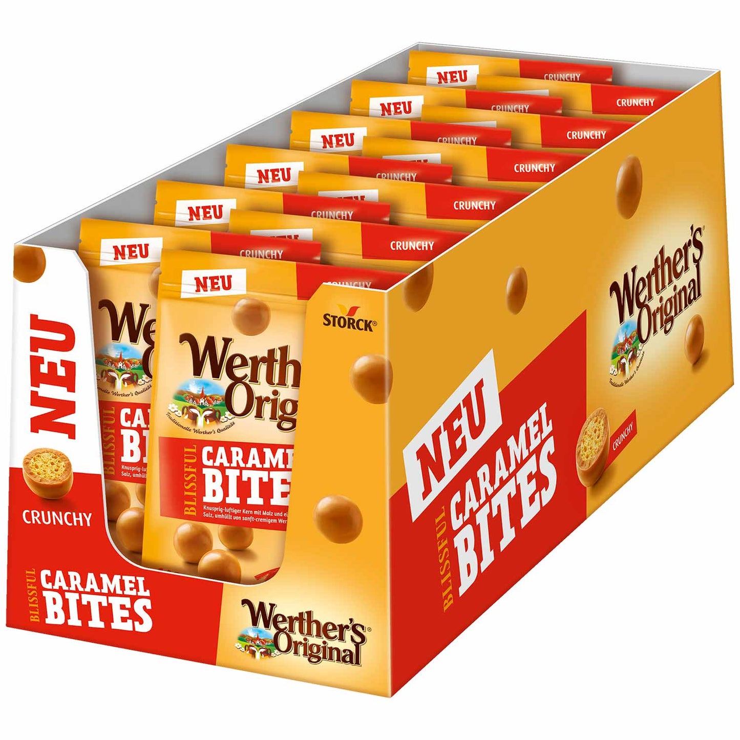 Werther's Original Blissful Caramel Bites Crunchy 140g - Candyshop.ch