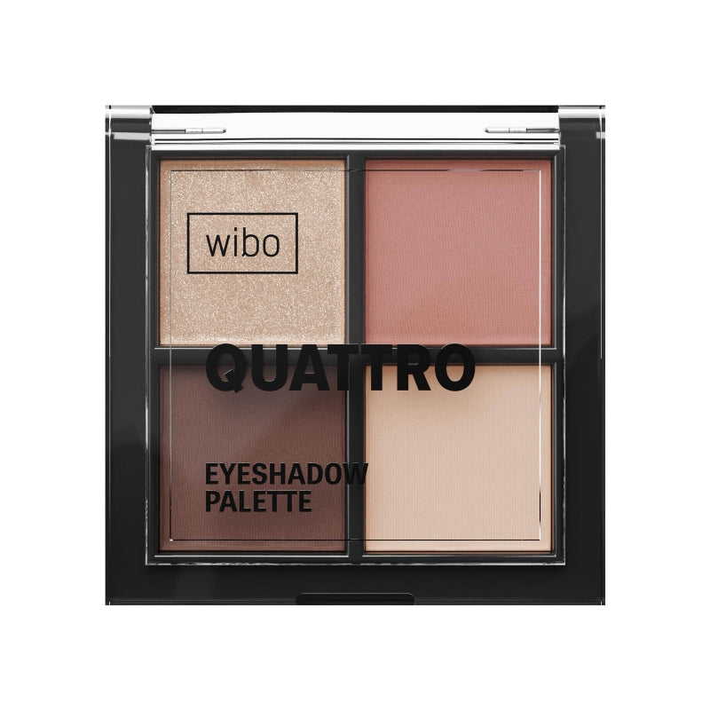 Wibo Wibo, Quattro, Lidschattenpalette, 01, 4 Schattierungen, 6 g Regular