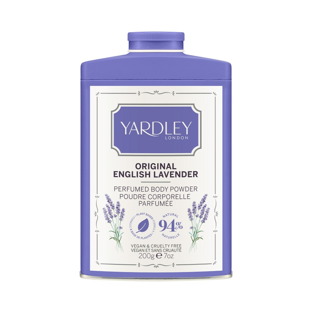 Yardley Yardley, English Lavender, Beruhigend, Körperpuder, 200 g Regular