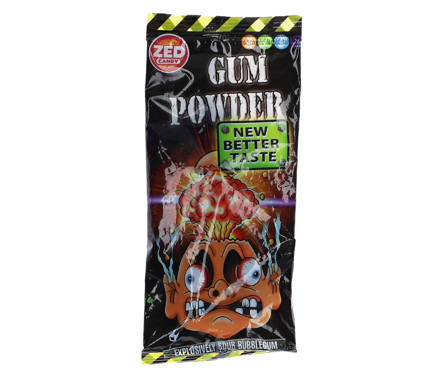 ZED Candy Gum Powder 30g Extrasaures Kaugummi-Granulat mit Tutti-Frutti-Geschmack - Candyshop.ch