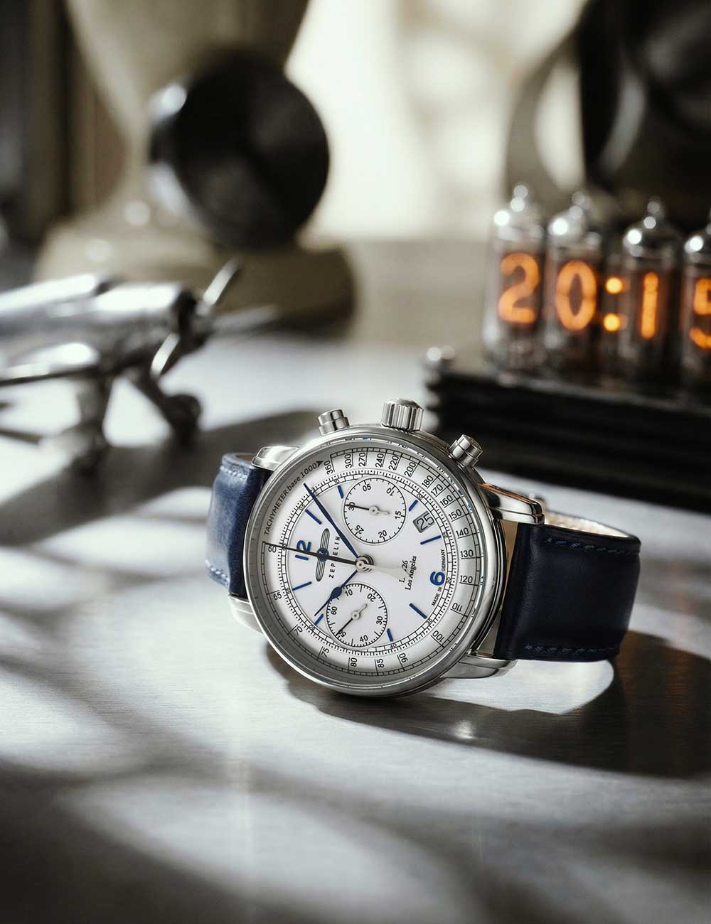 ZEPPELIN 86141 Chronograph Armbanduhr 38 mm ansicht-3