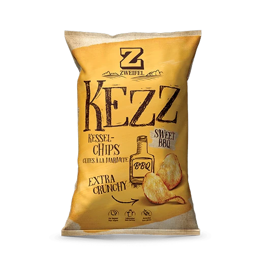 Zweifel Kessel Chips Extra Crunchy Sweet BBQ 110g - Candyshop.ch