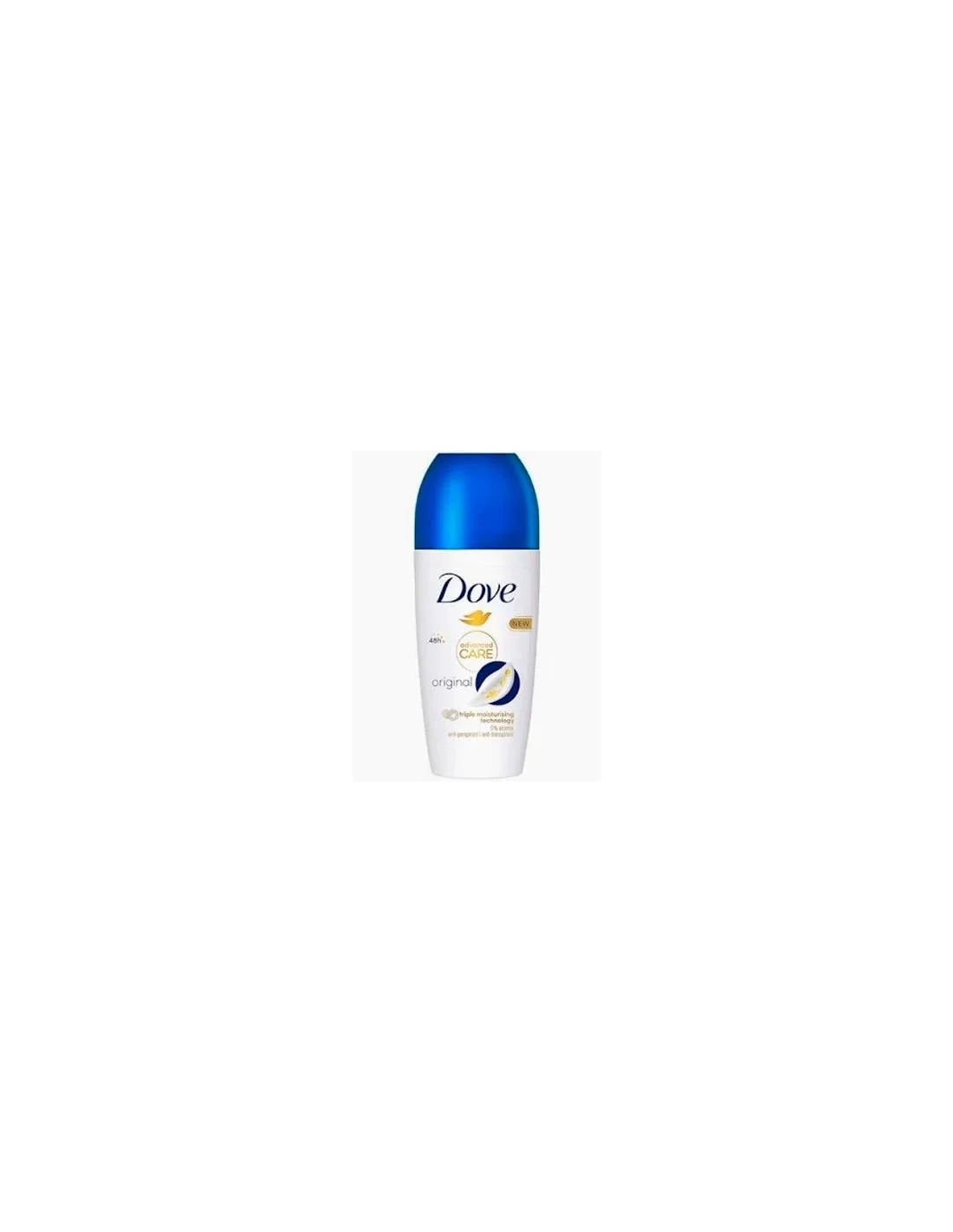 DOVE Dove Deodorant Roll-On Original 50 ml sanfter Schutz ohne Aluminium Kosmetik