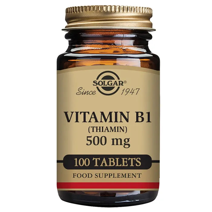 SOLGAR Vitamin B1 500 mg 100 Kapseln Nahrungsergänzungsmittel Kosmetik