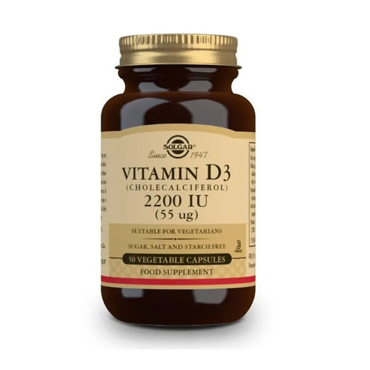 SOLGAR Vitamin D3 2200 Iu (55 Mcg) 50 Kapseln Kosmetik