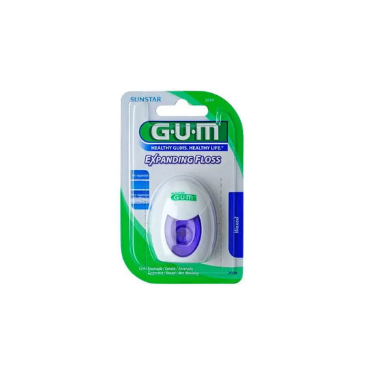GUM Expanding Floss Zahnseide 30 m für gründliche Zahnreinigung Kosmetik