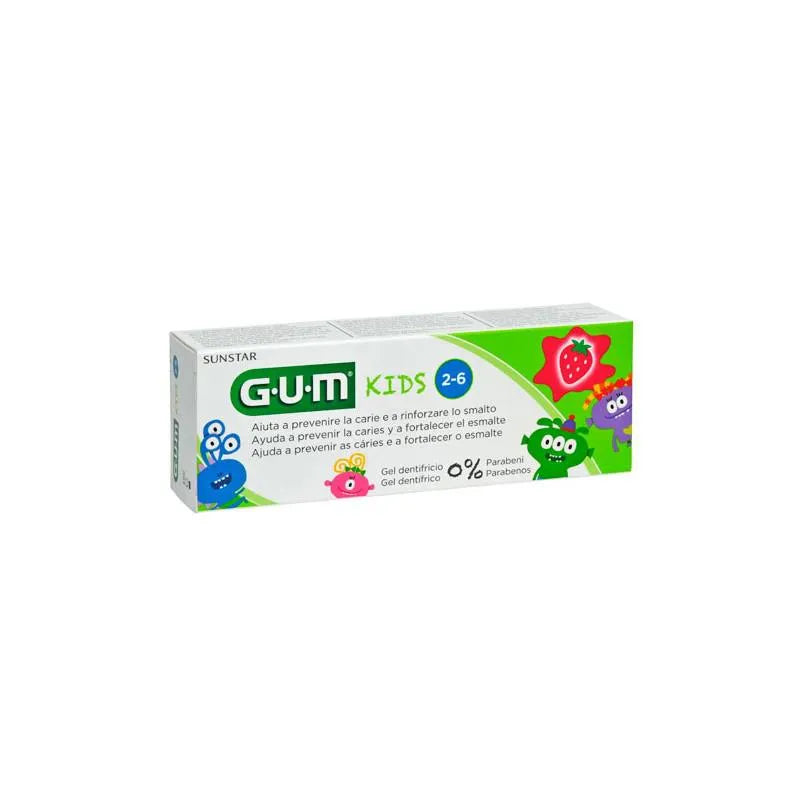 GUM GUM Kinderzahnpasta Erdbeere 50 ml Kinderzahnpasta mit Erdbeergeschmack Kosmetik