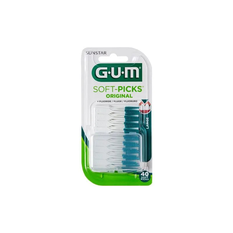 GUM GUM Soft Picks Large 634 Zahnzwischenraumbürsten 40 Stück Sonnenpflege