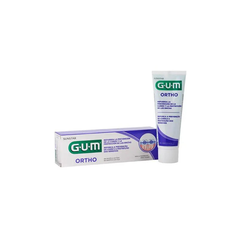 GUM GUM Ortho Zahngel 75 ml für die Zahnpflege Kosmetik