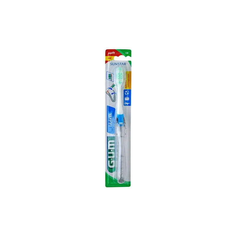 GUM GUM 158 Reisezahnbürste 1 Stück kompakt und handlich für unterwegs Kosmetik