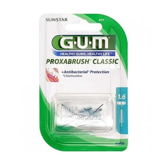 GUM Proxabrush Ersatzbürste konisch 4U R.614 für Zahnzwischenräume Kosmetik