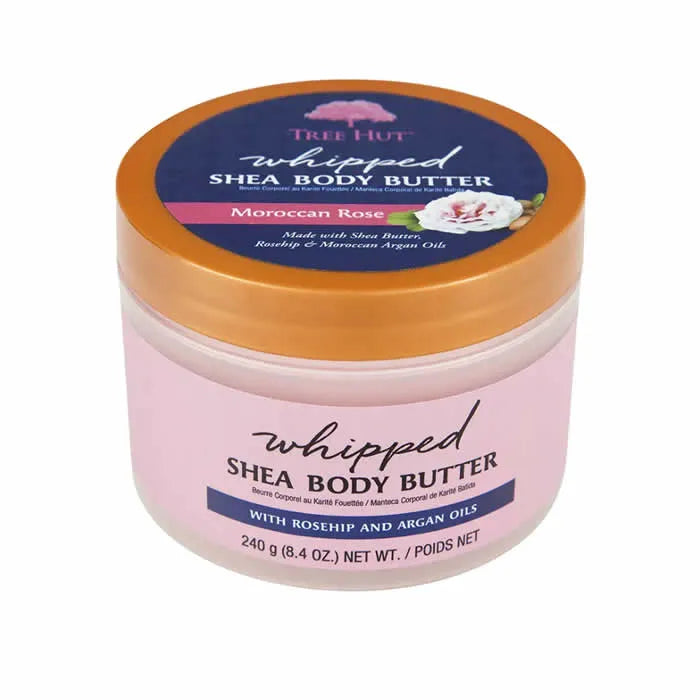TREE HUT TREE HUT Moroccan Rose Whipped Shea Body Butter 240 g Körperpflege Creme Kosmetik