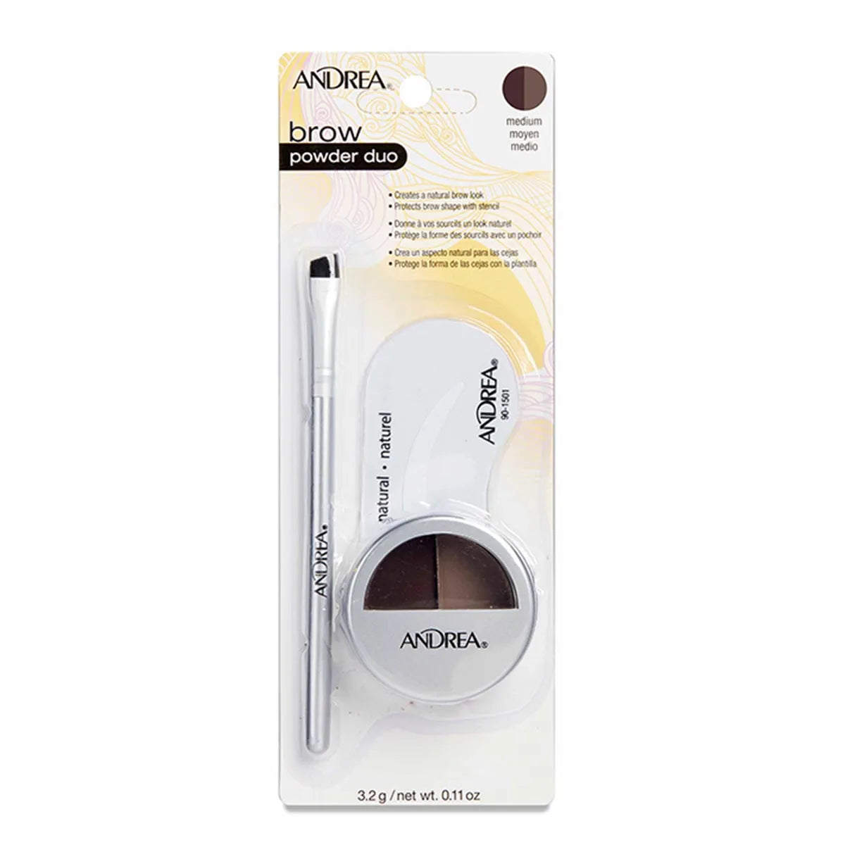 EUROSTIL EUROSTIL Cejas Andrea Puder Duo Augenbrauenpuder Marron Medio 1 Stück