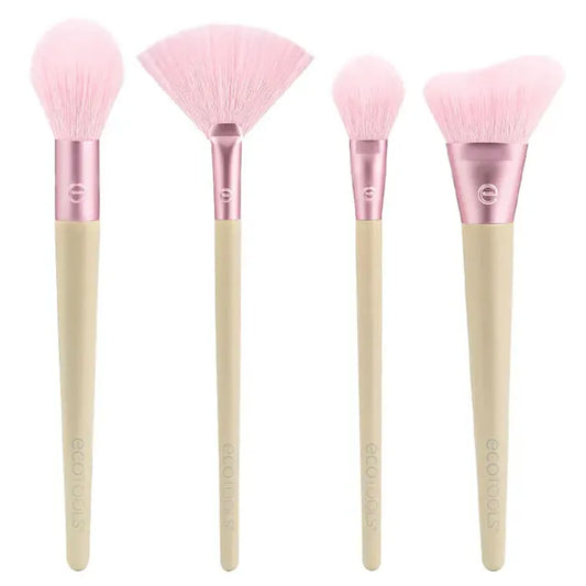 ECOTOOLS ECOTOOLS Elements Air Wind Kissed Finish Set 4-teilig Make-up Pinsel Set Kosmetik
