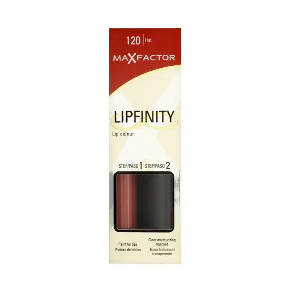 MAX FACTOR MAX FACTOR Lipfinity Lip Colour Lippenstift 120 Hot langanhaltender Farbton Kosmetik