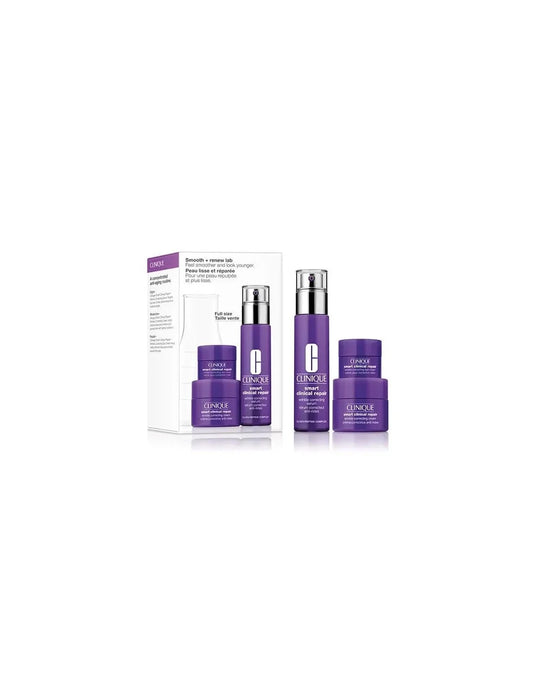 CLINIQUE Clinique Set Smart Serum 30 ml Wrinkle Cream 15 ml Wrinkle Eye 5 ml Pflege Set
