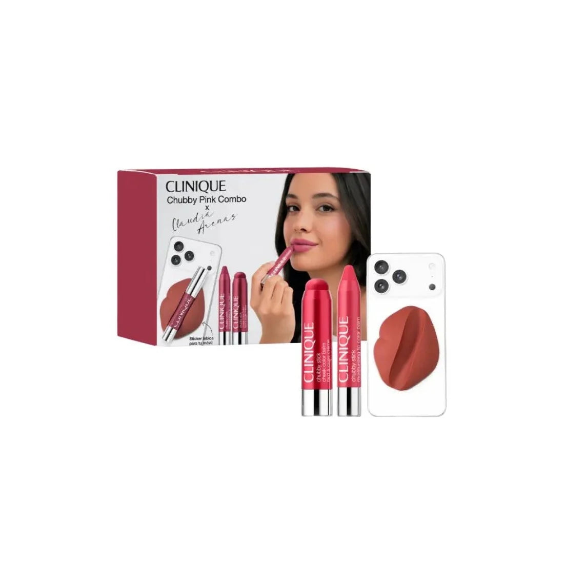 CLINIQUE Chubby Lip Cheek Rosa Cl Arenas Set Lippen- und Wangenfarbe Kosmetik
