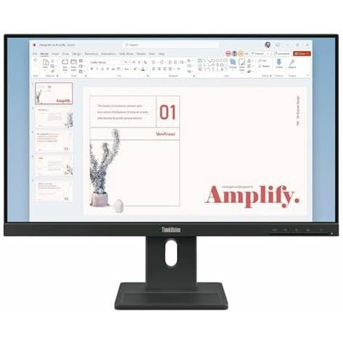 Lenovo Monitor Lenovo 64Bamat1Eu 23,8&quot; 22&quot; Full Hd Lcd