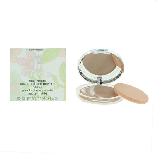 Clinique Stay-Matte Matt Kompaktpuder 02 Bleiben Sie neutral 7.6 g