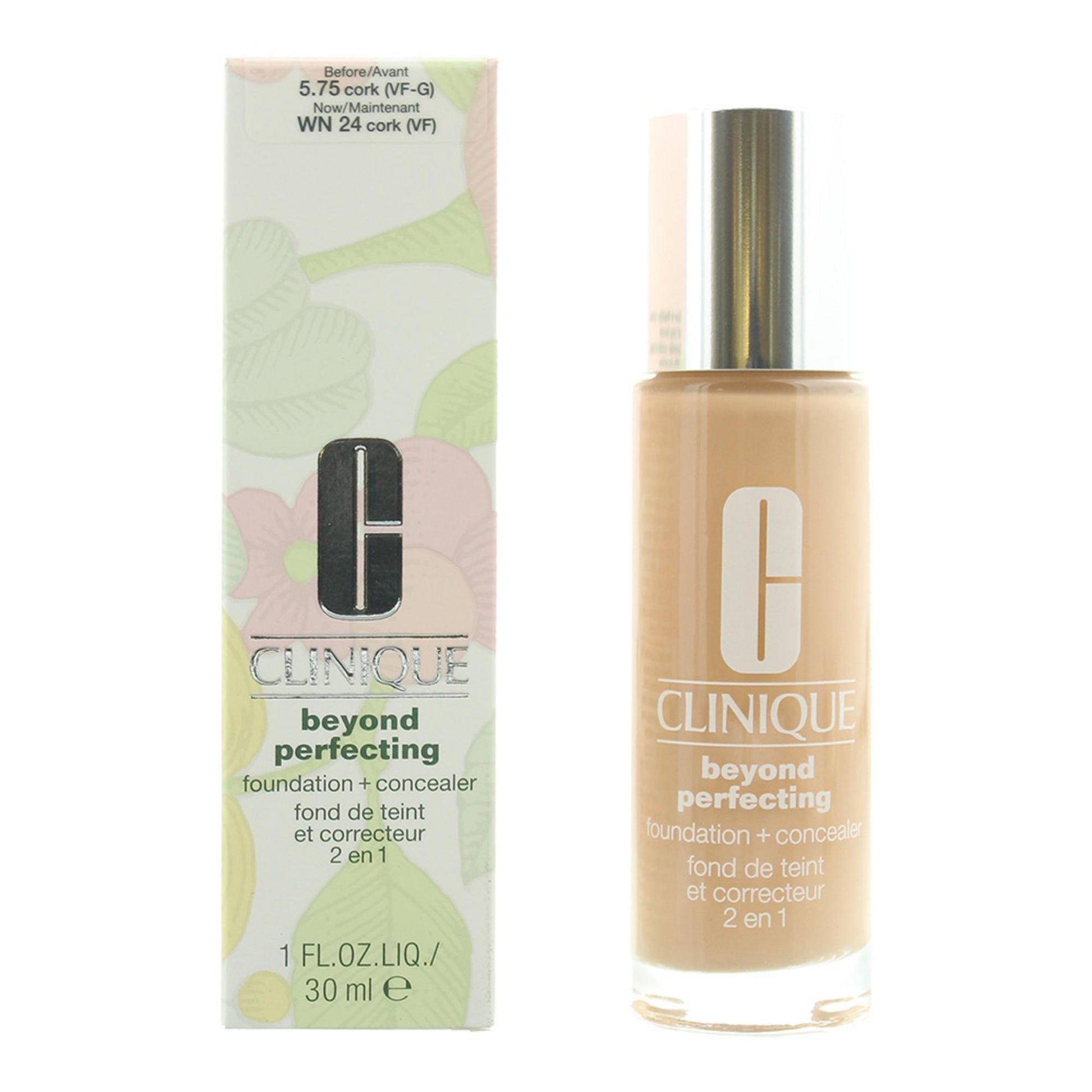 Clinique Clinique, Beyond Perfecting, Volle Abdeckung, natürliches Finish, Flüssige Grundierung & Concealer 2-in-1, 575, Kork