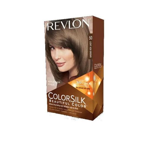 REVLON Revlon Colorsilk Haarfarbe ohne Ammoniak 50 Light Ash Brown Augenbrauen-Make-up