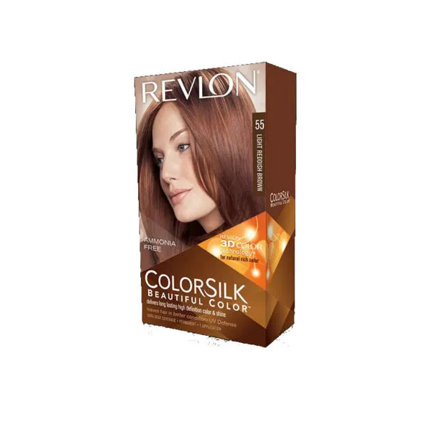 REVLON Revlon Colorsilk Haarfarbe Ohne Ammoniak 55 Light Reddish Brown Augenbrauen-Make-up