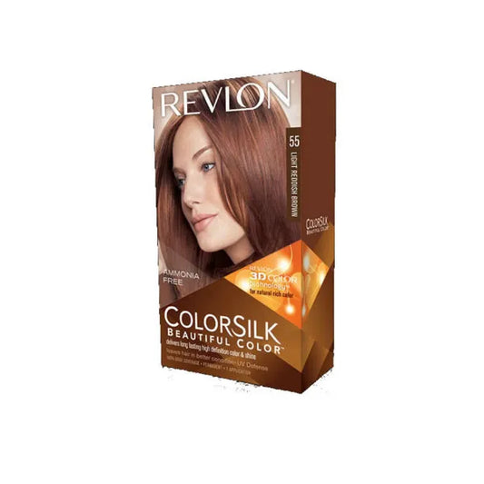 REVLON REVLON Colorsilk Haarfarbe Ohne Ammoniak 55 Light Reddish Brown Augenbrauen-Make-up