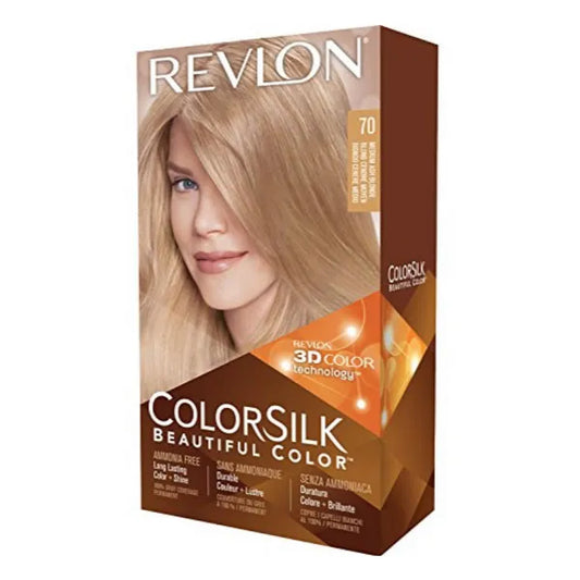 REVLON REVLON Colorsilk Haarfarbe Ohne Ammoniak 70 Medium Ash Blonde Kosmetik