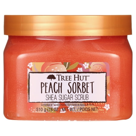 TREE HUT TREE HUT Zuckerpeeling Sorbet Pfirsich 510 g Körperpeeling Peeling Kosmetik
