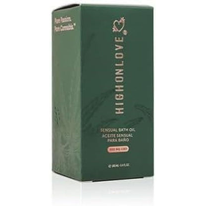 Badeöl High on Love Sensual 100 ml mit CBD