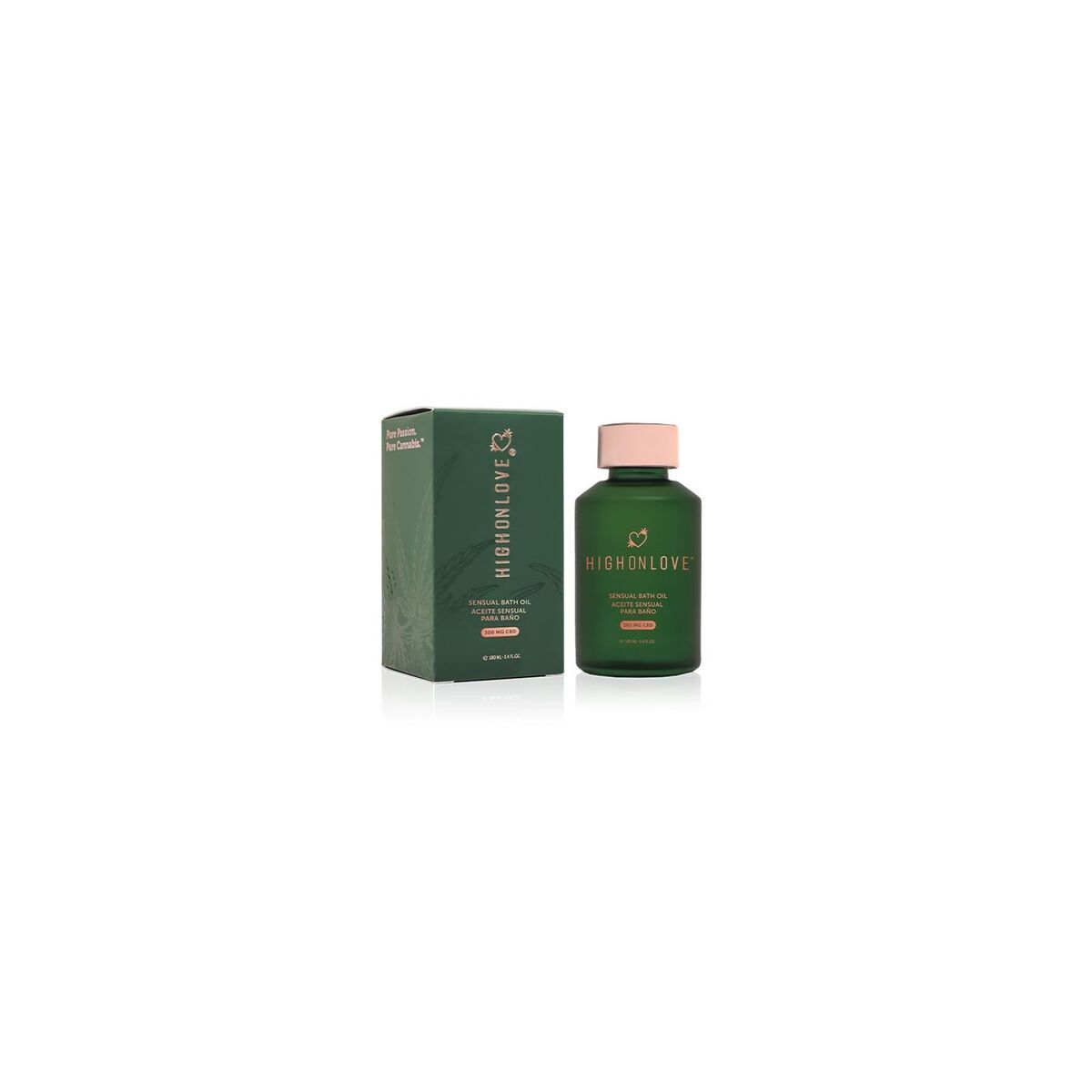 Badeöl High on Love Sensual 100 ml mit CBD