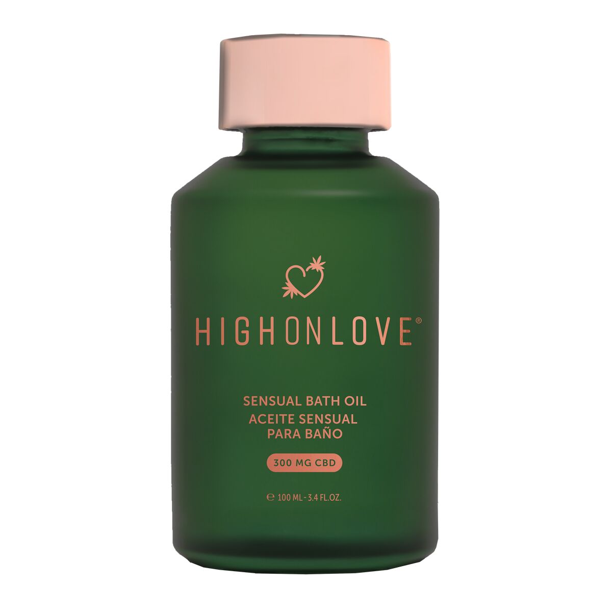 Badeöl High on Love Sensual 100 ml mit CBD
