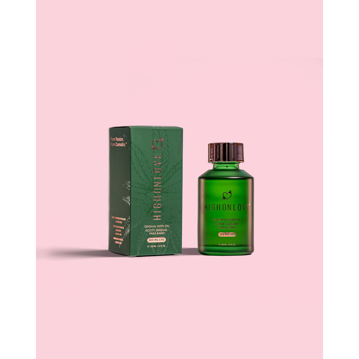 Badeöl High on Love Sensual 100 ml mit CBD