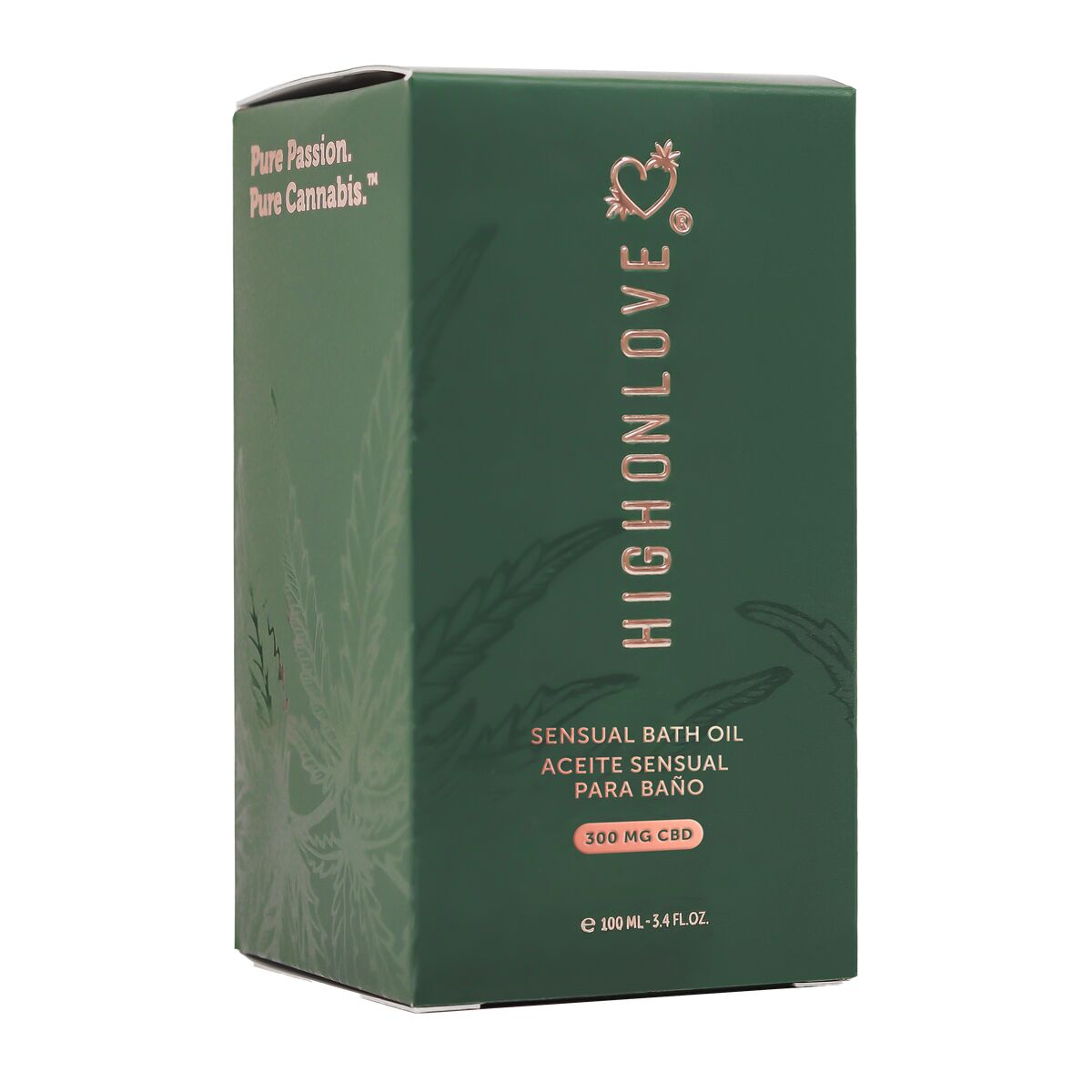 Badeöl High on Love Sensual 100 ml mit CBD
