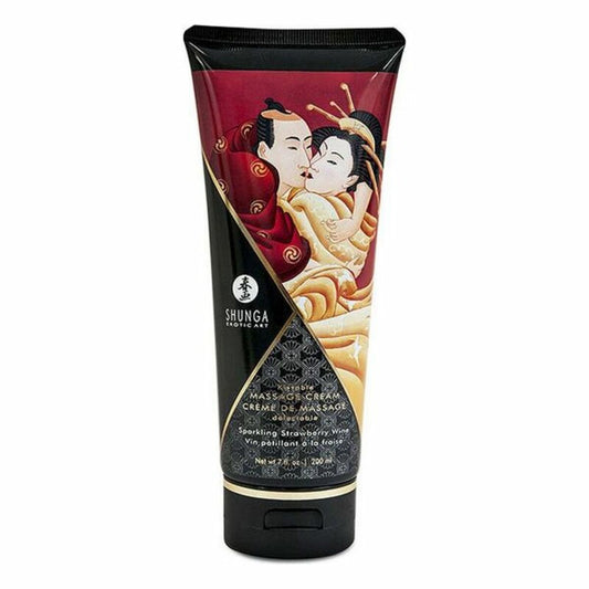 Shunga Massagecreme Erdbeere 200 ml