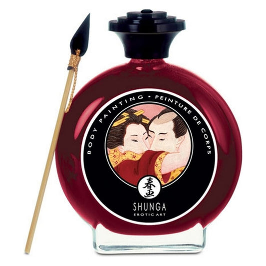 Shunga Körperfarbe Erdbeere (100 ml)